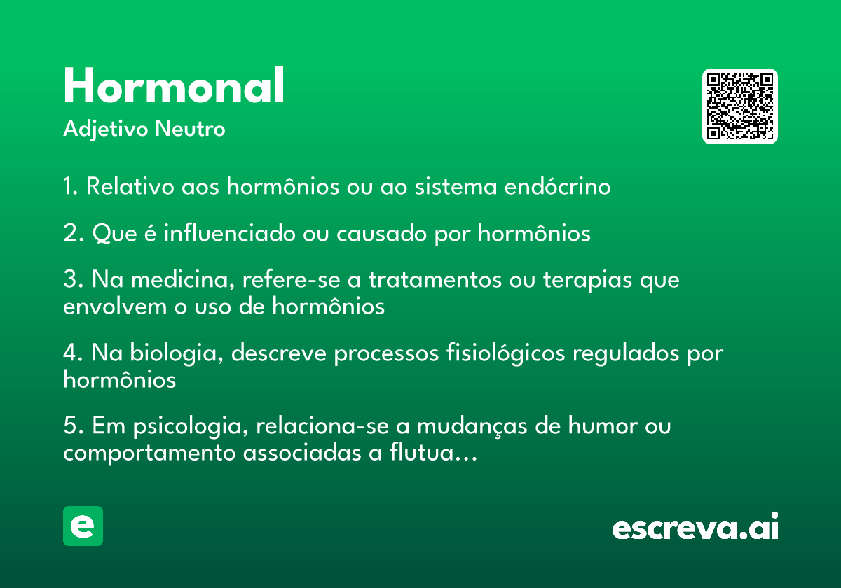 hormonal
