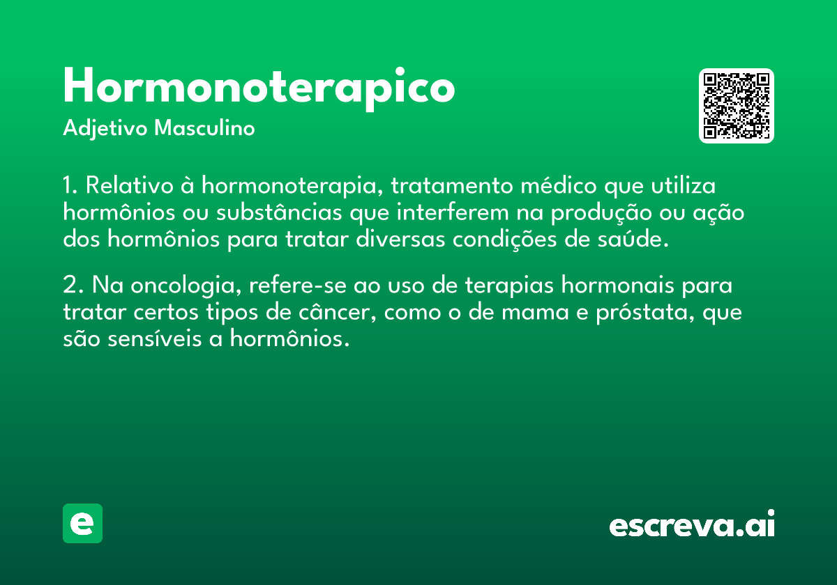 hormonoterapico
