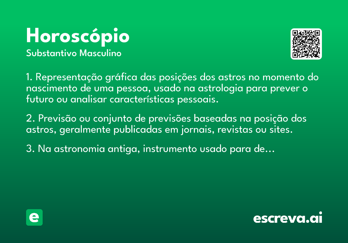 horoscópio
