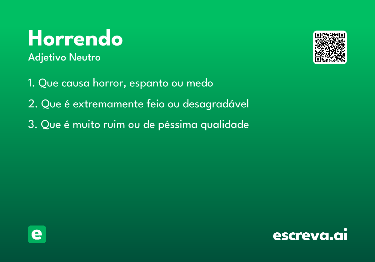 horrendo