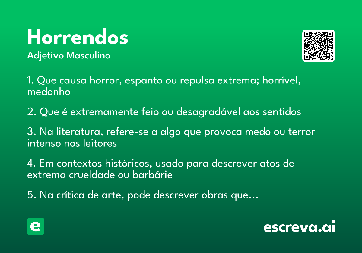 horrendos