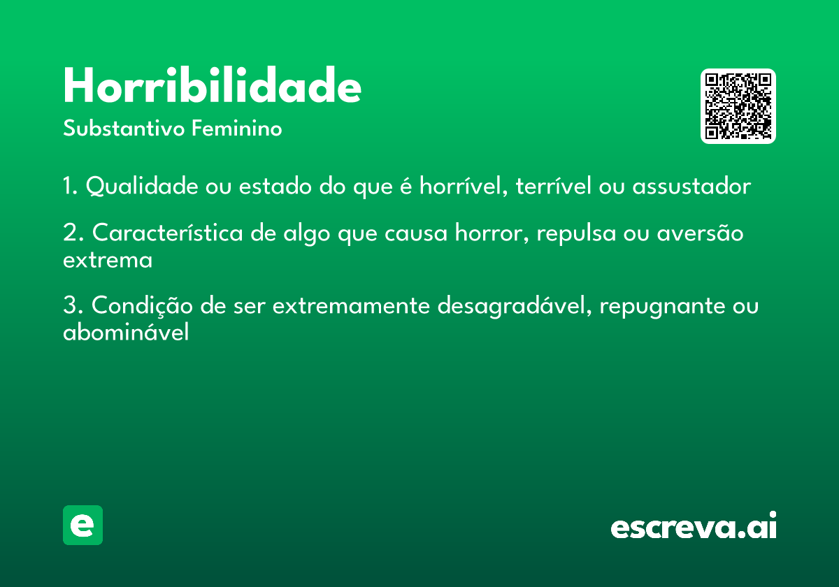 horribilidade