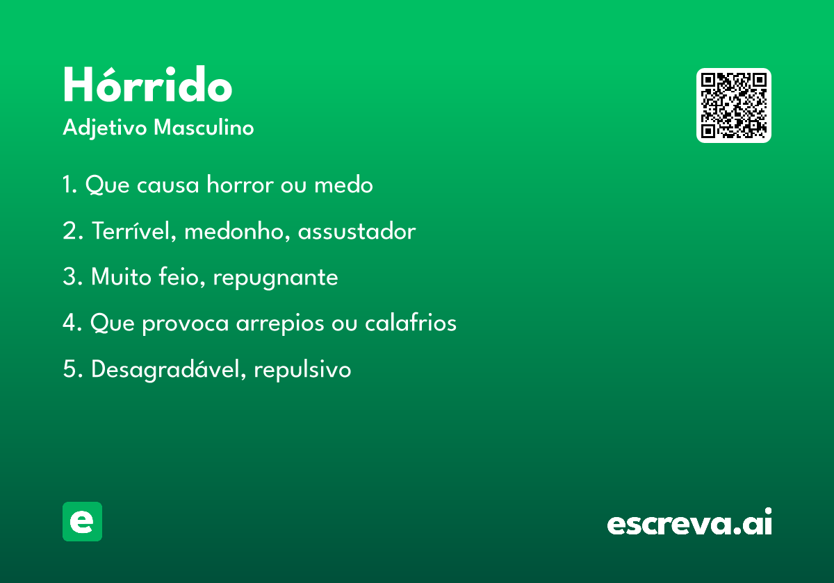 hórrido