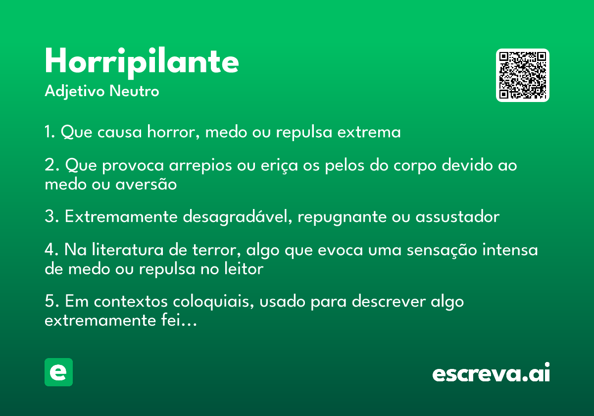 horripilante