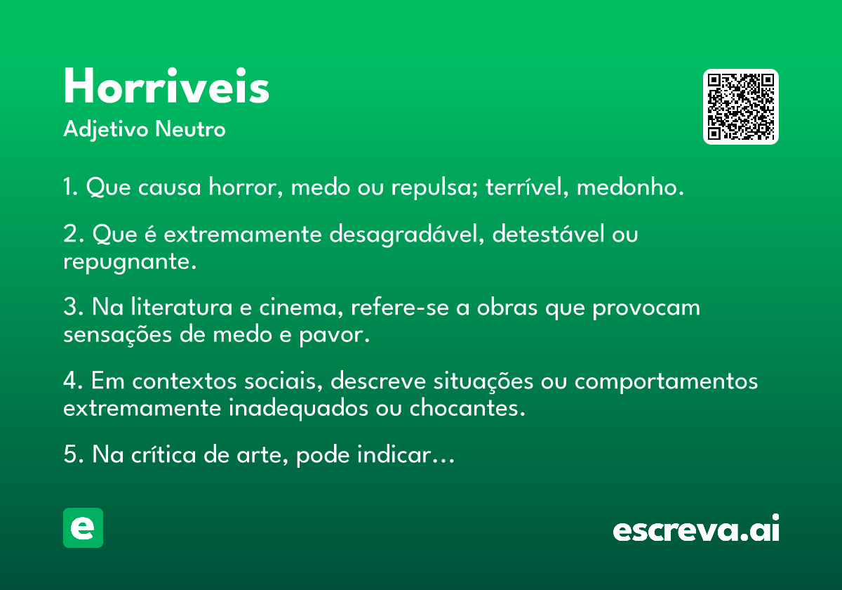 horriveis