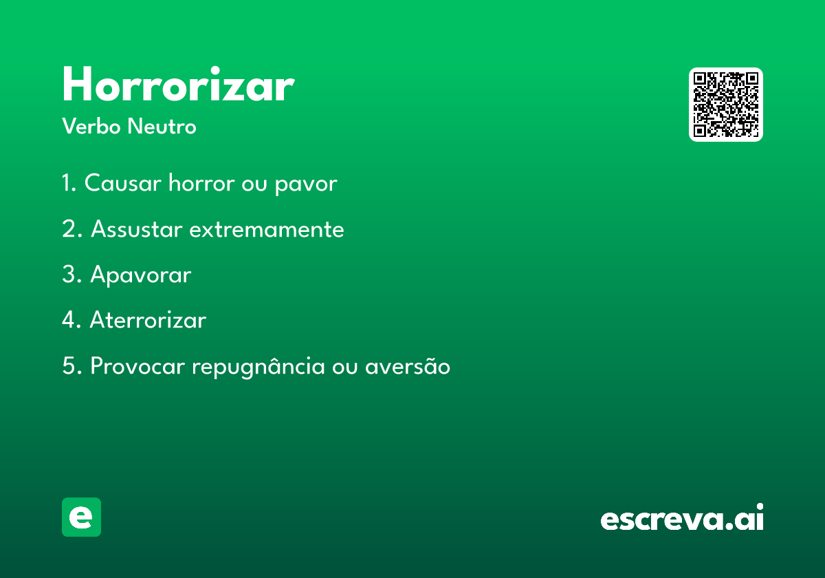 horrorizar