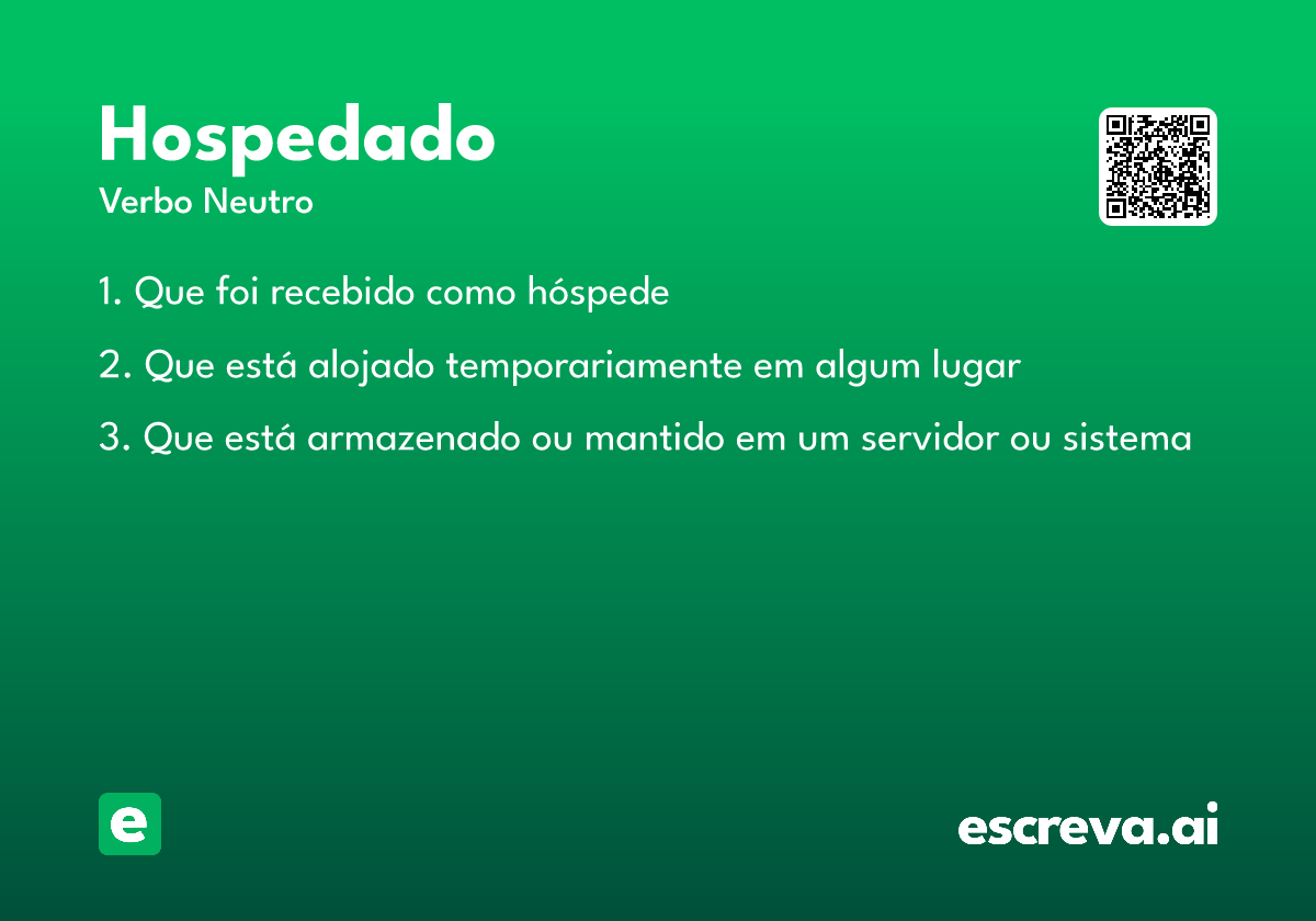 hospedado