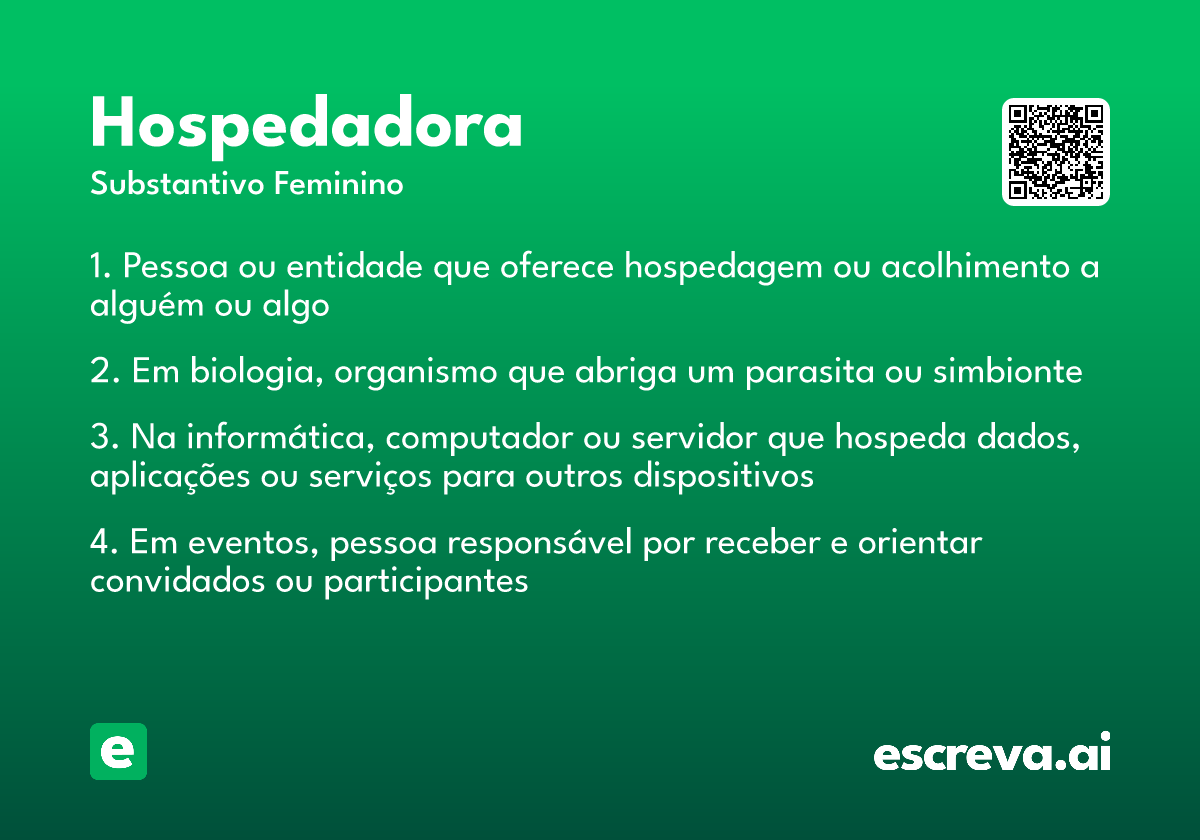 hospedadora