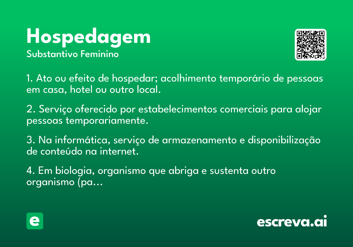 hospedagem