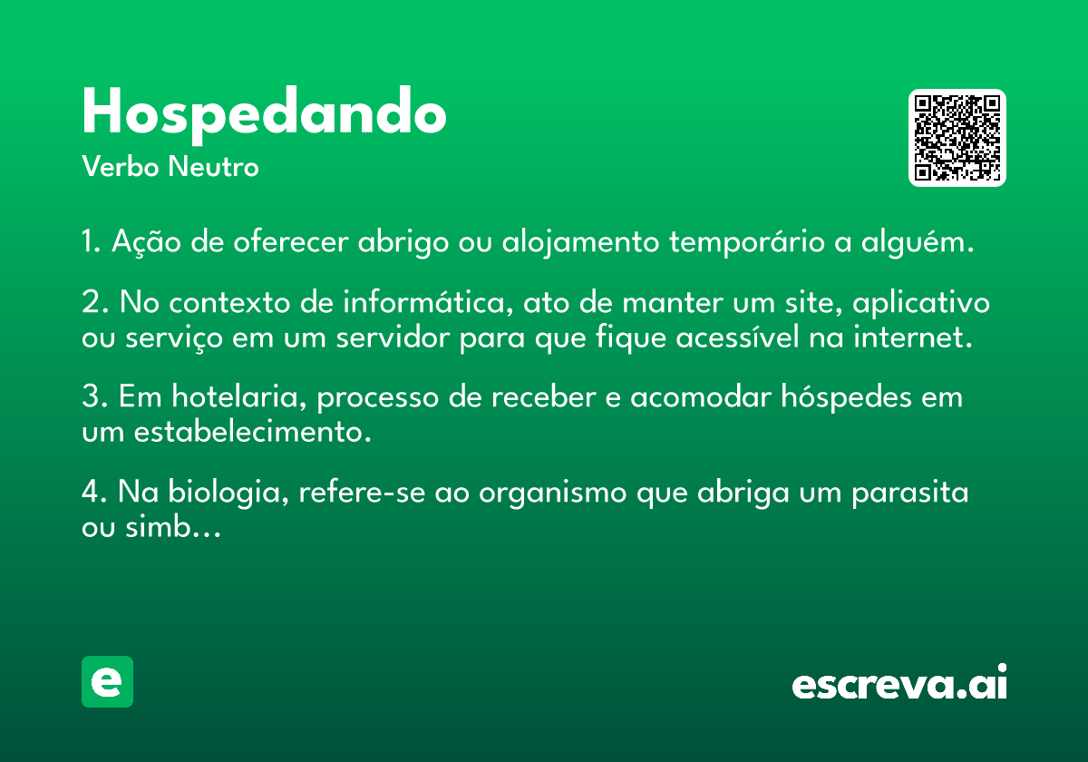 hospedando
