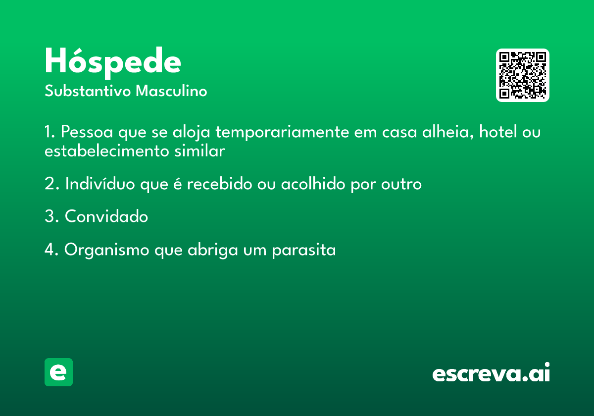 hóspede