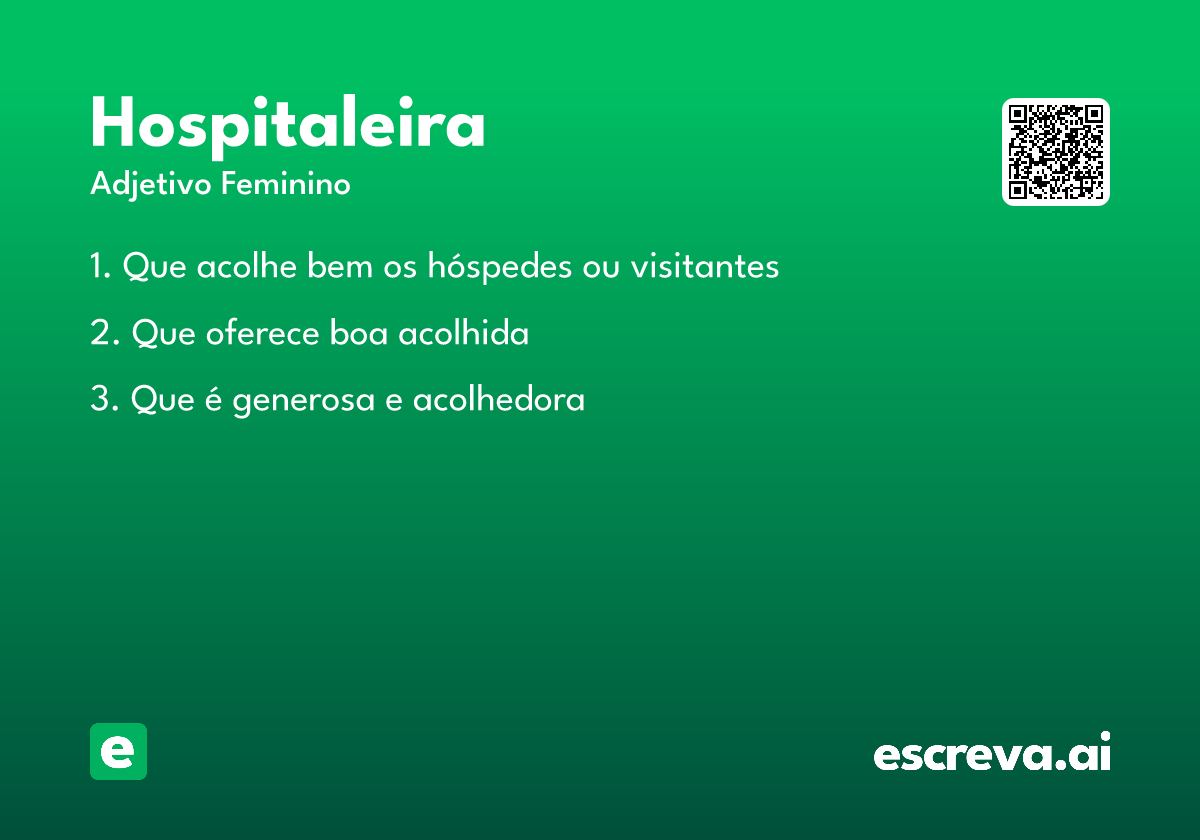 hospitaleira