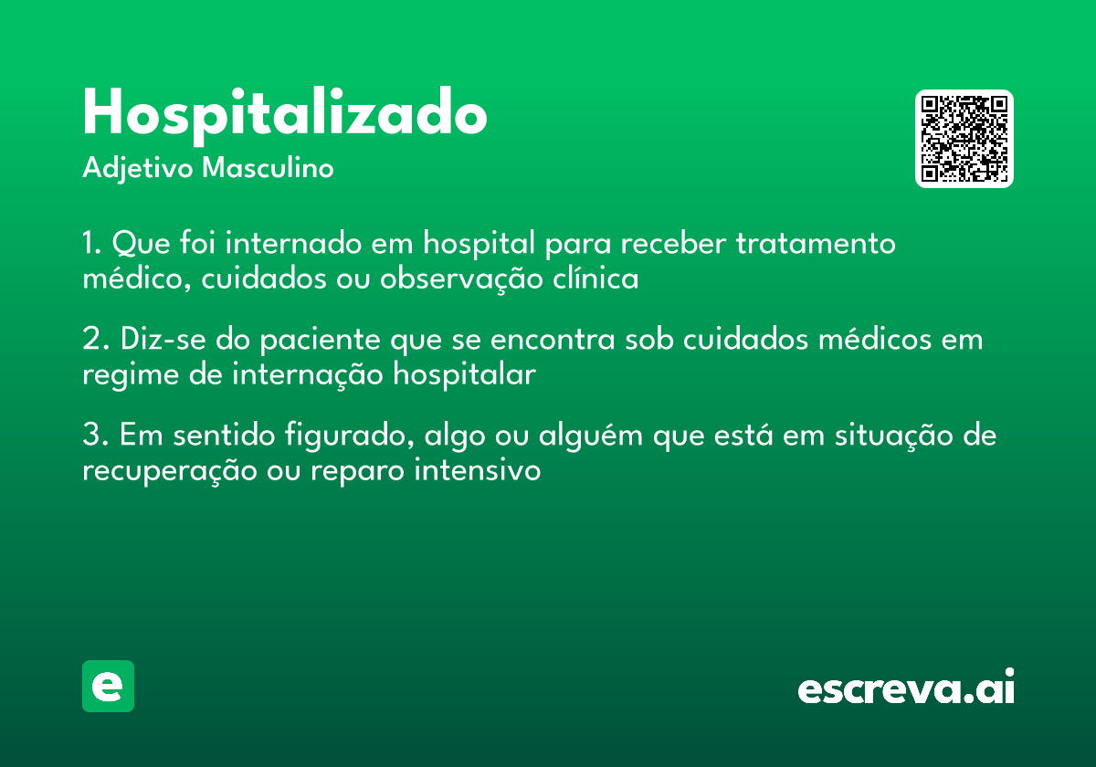 hospitalizado