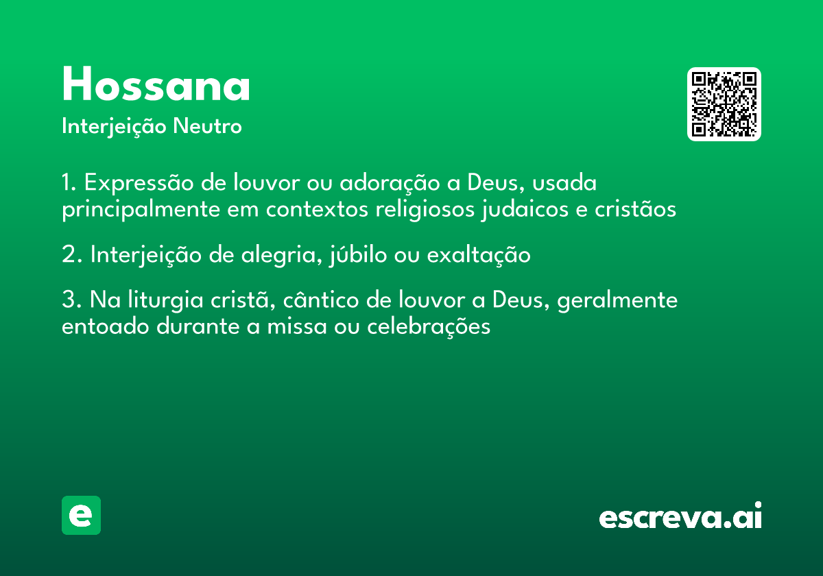 hossana