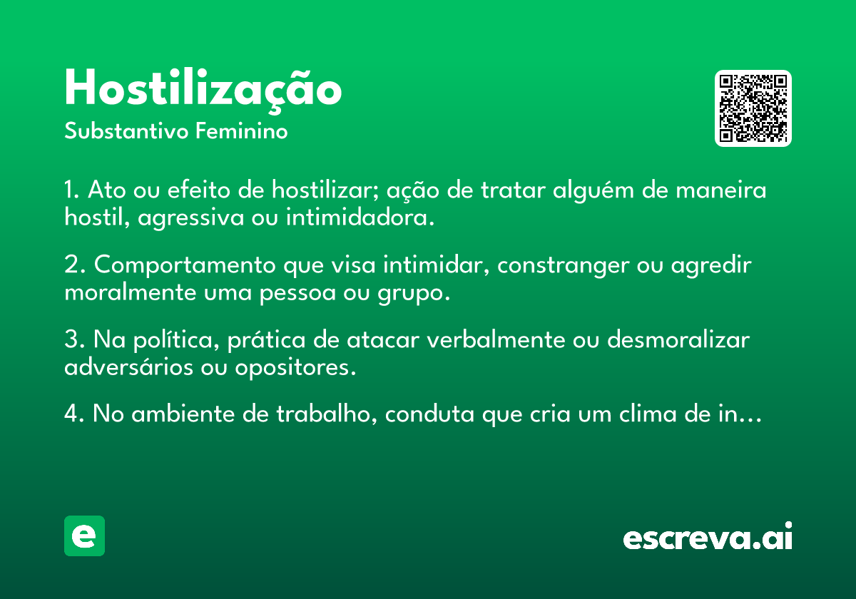 hostilização