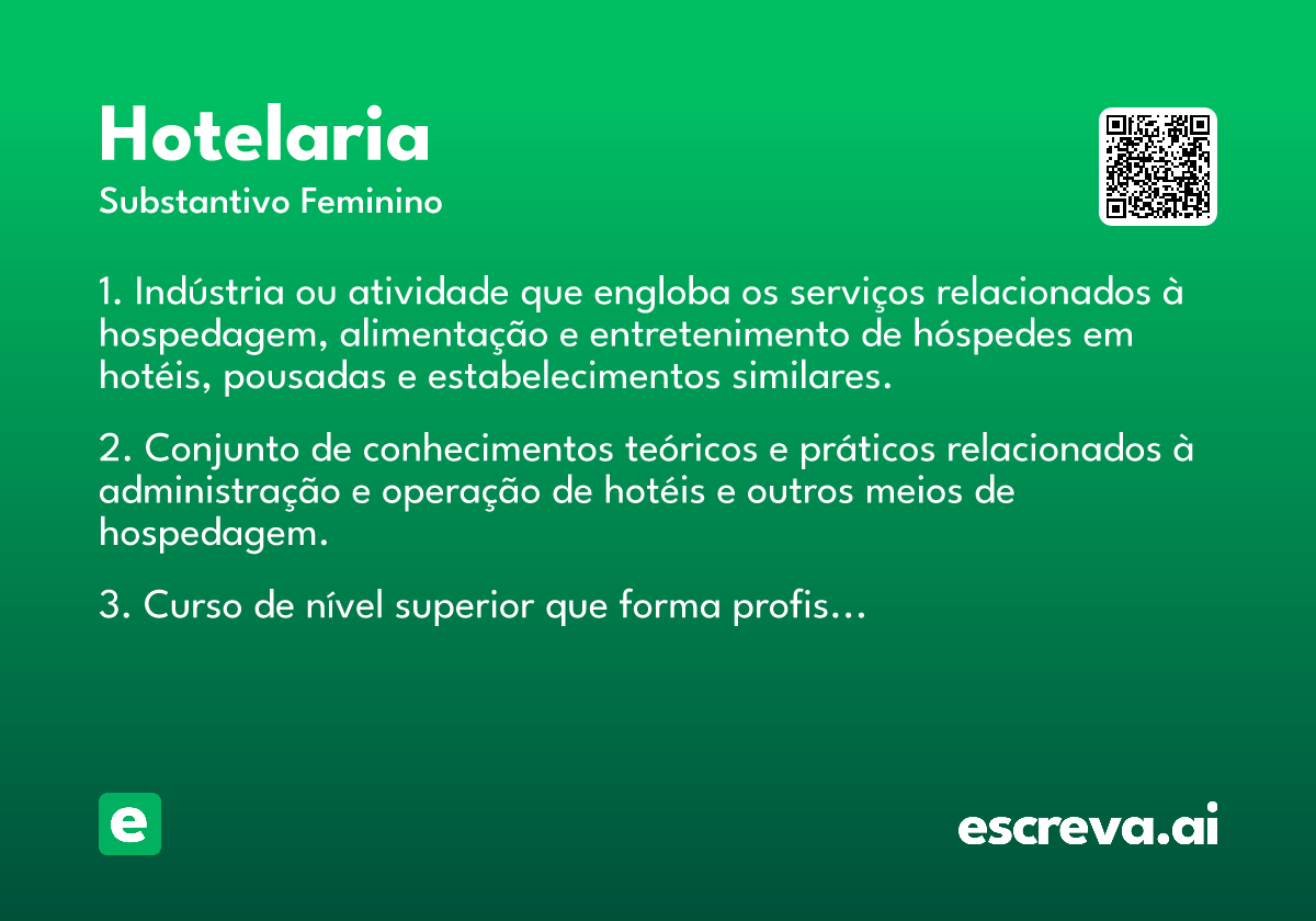 hotelaria
