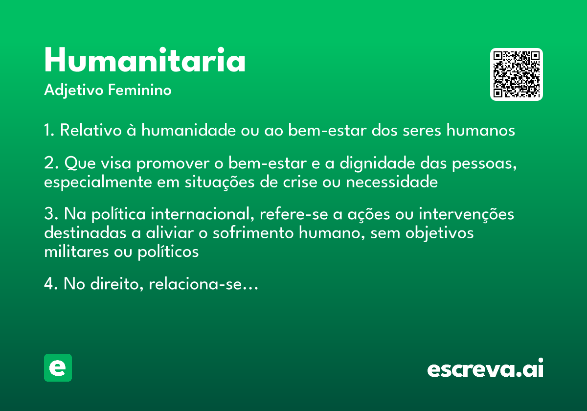 humanitaria