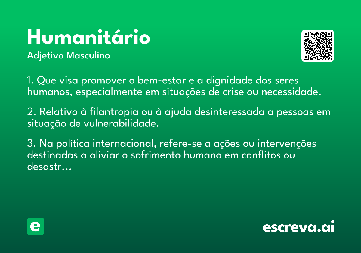 humanitário
