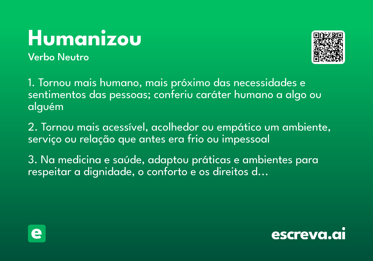 humanizou