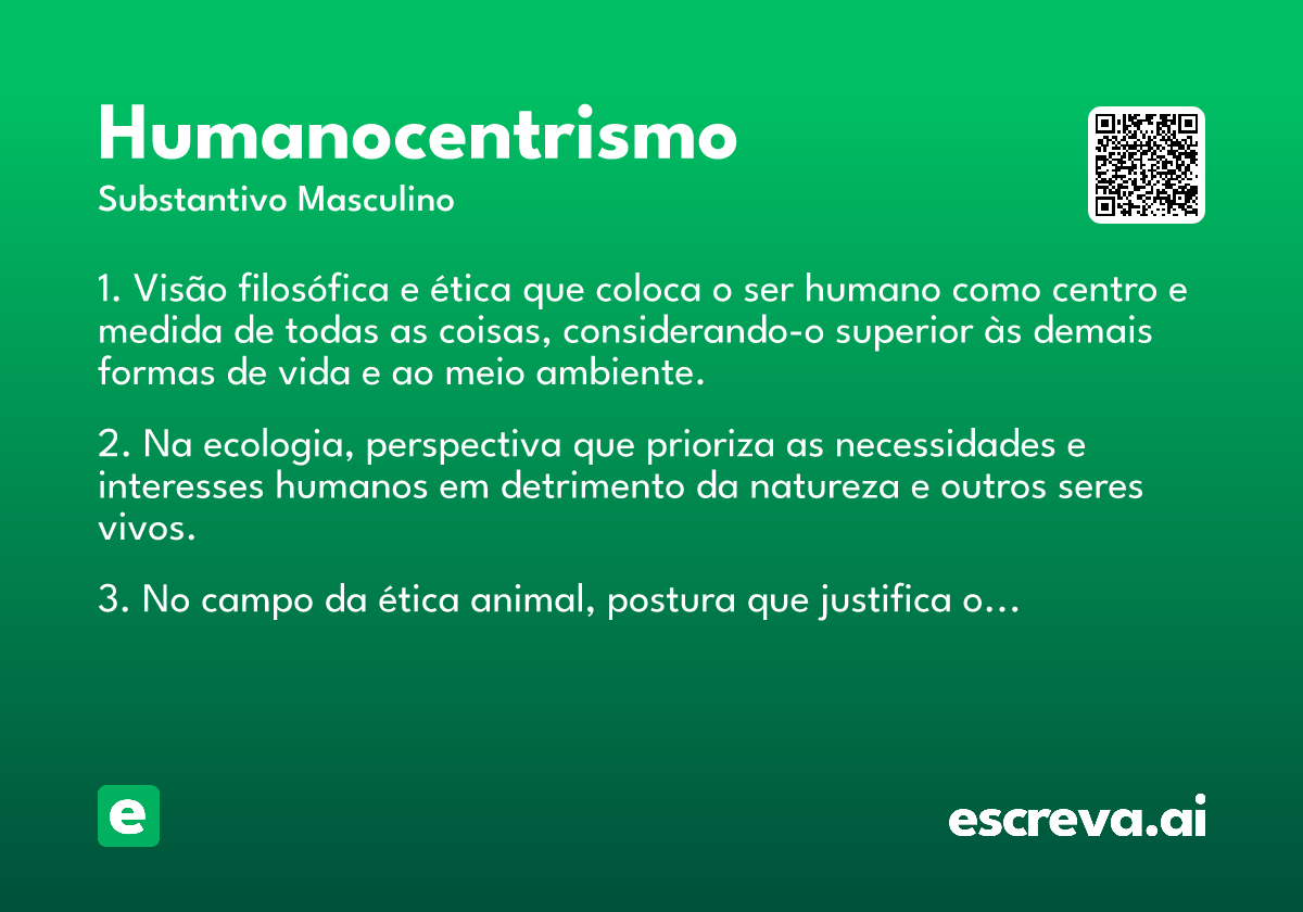 humanocentrismo
