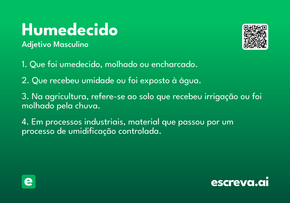 humedecido