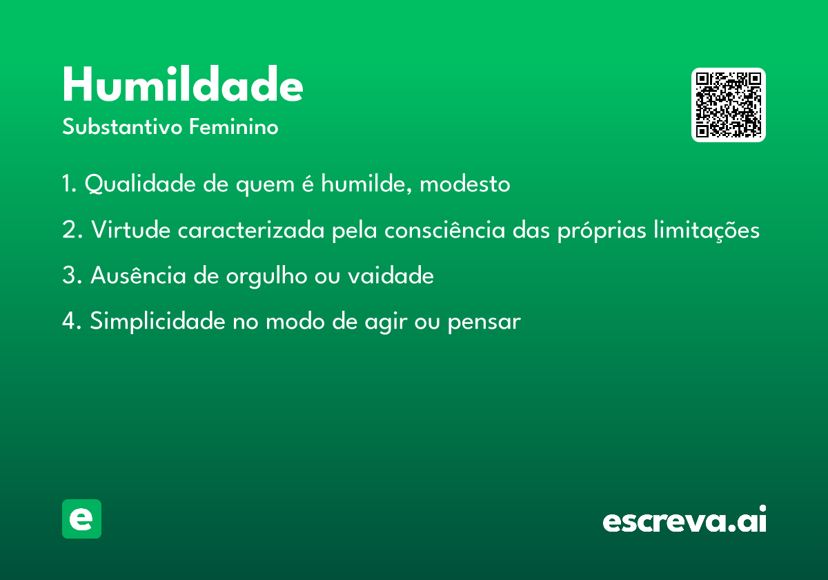 humildade