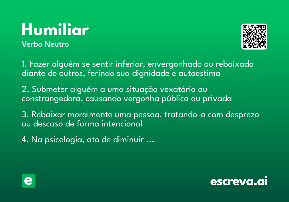 humiliar