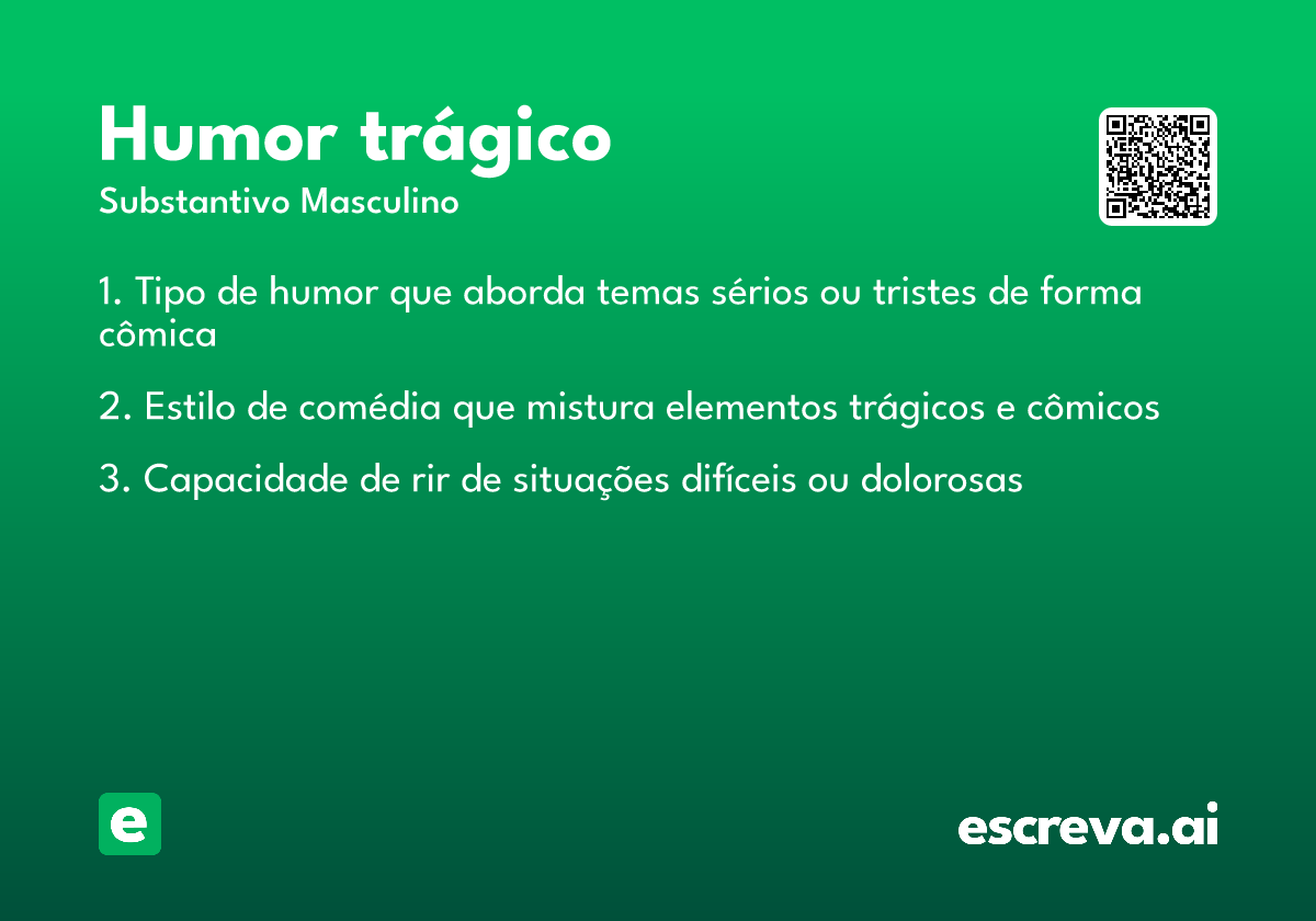 humor trágico