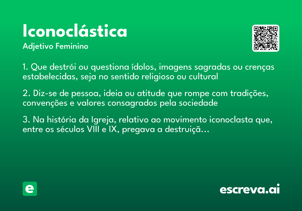 iconoclástica