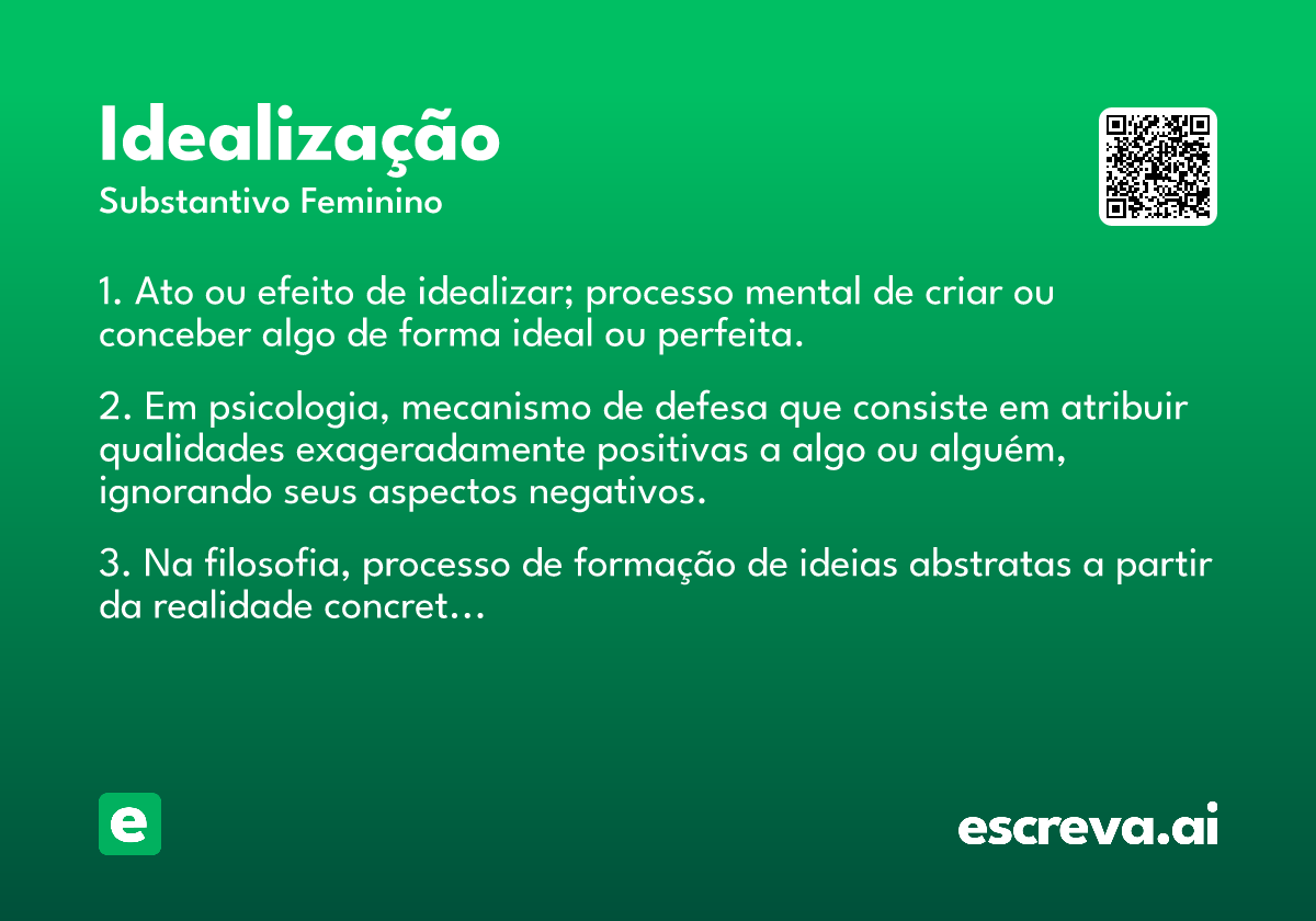 idealização