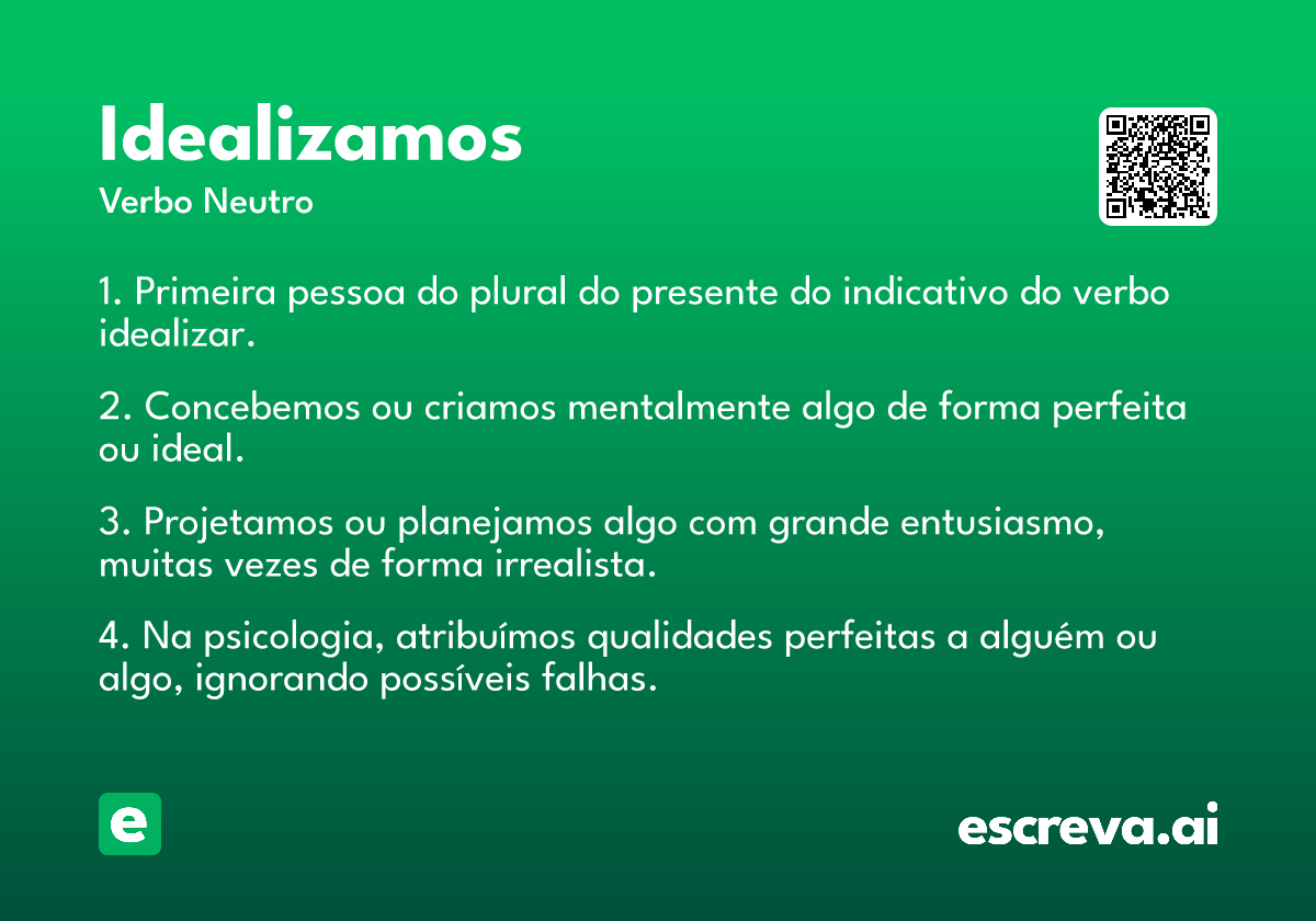 idealizamos