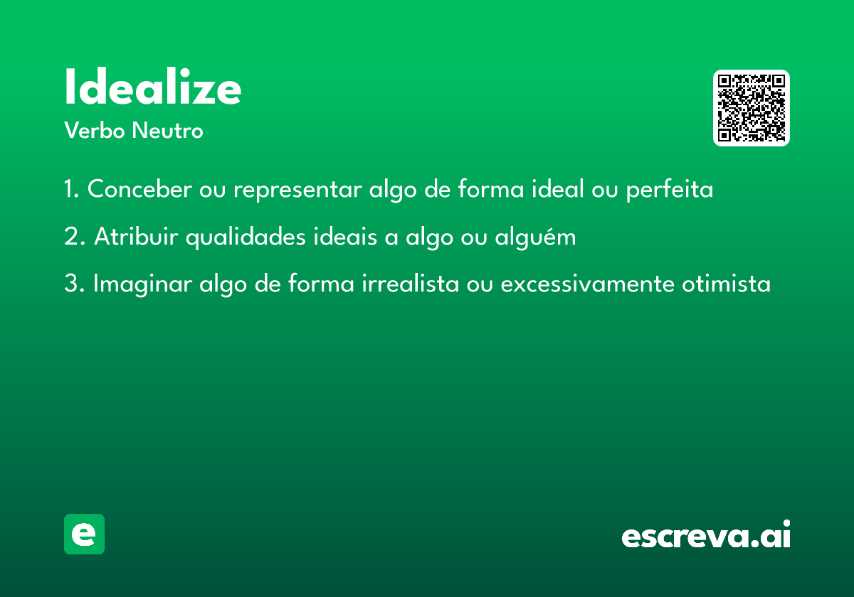 idealize