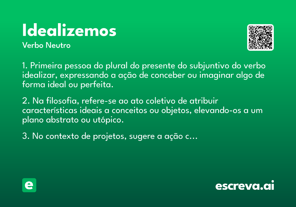 idealizemos