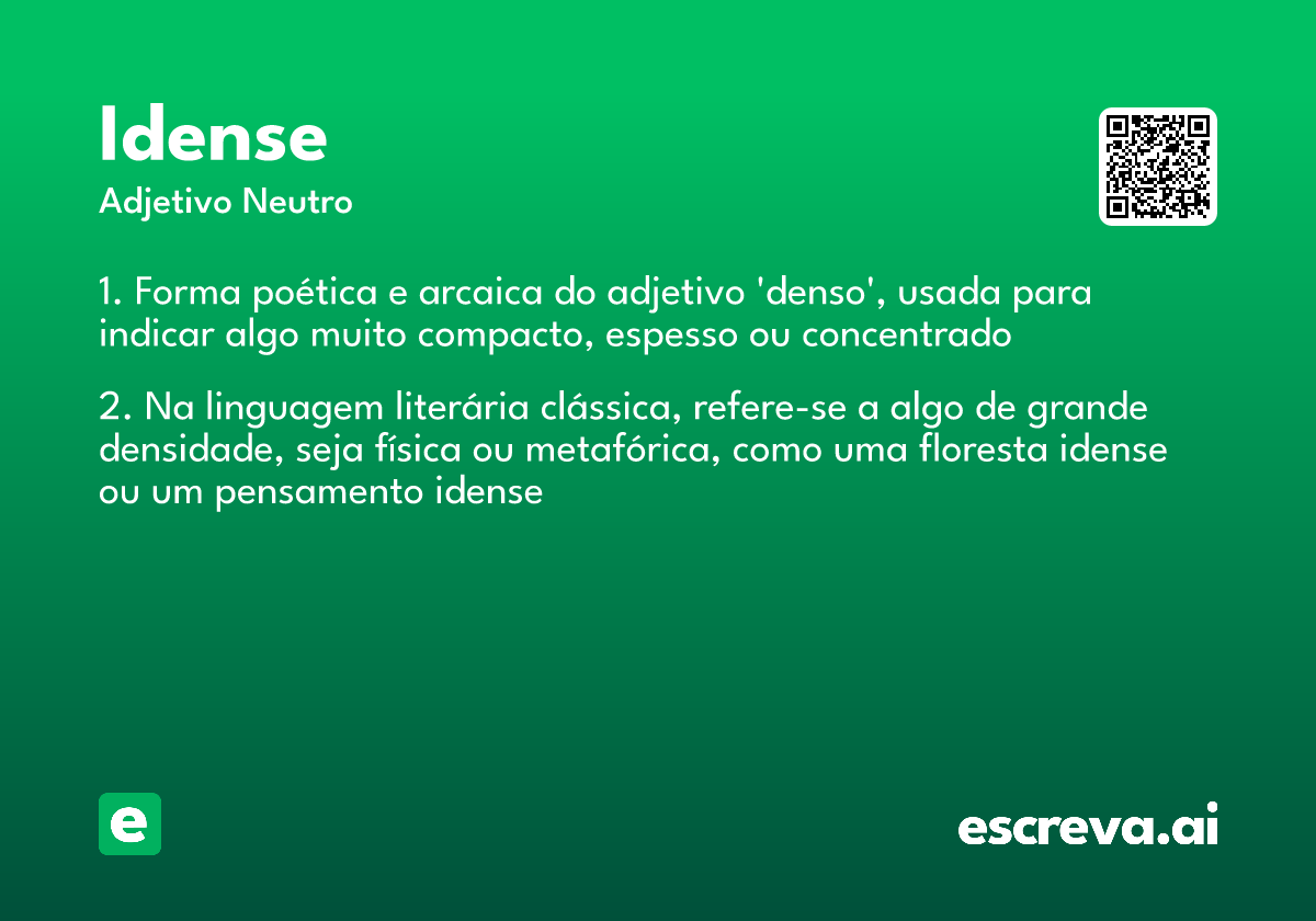idense
