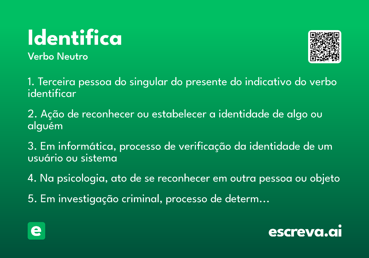 identifica