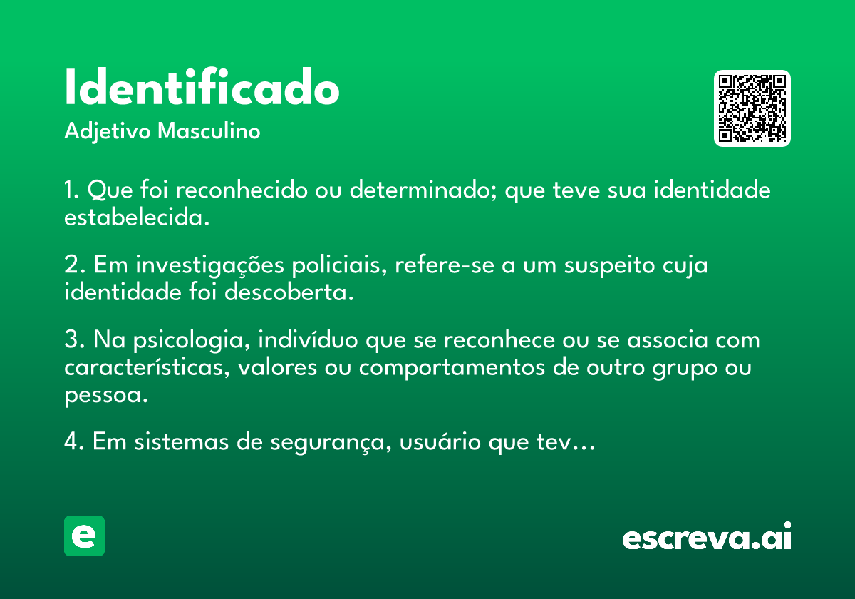 identificado