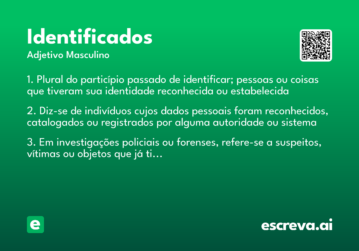 identificados