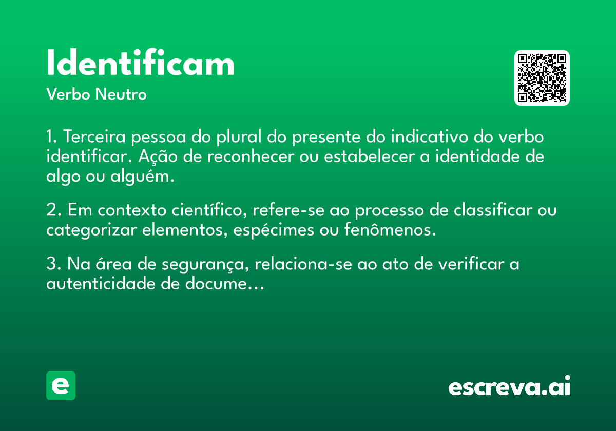identificam