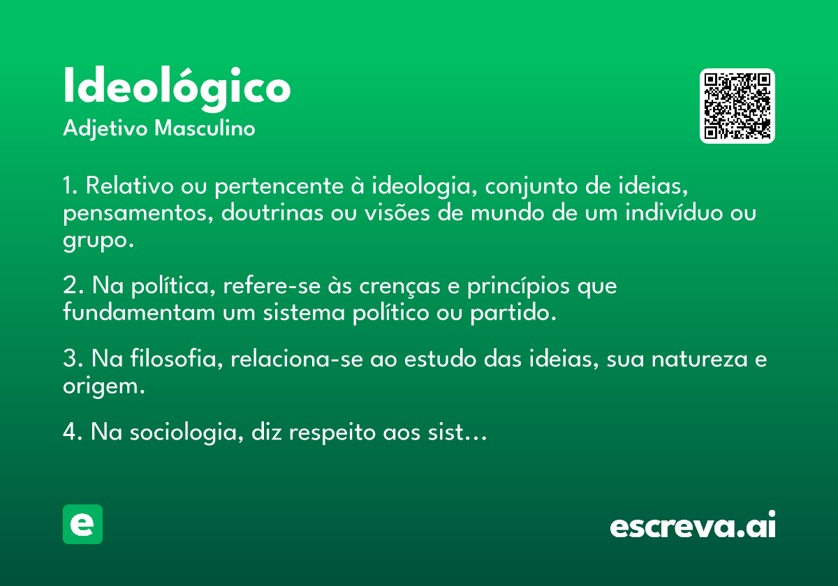ideológico