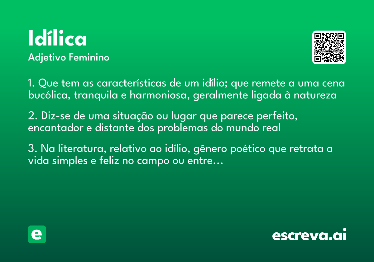 idílica
