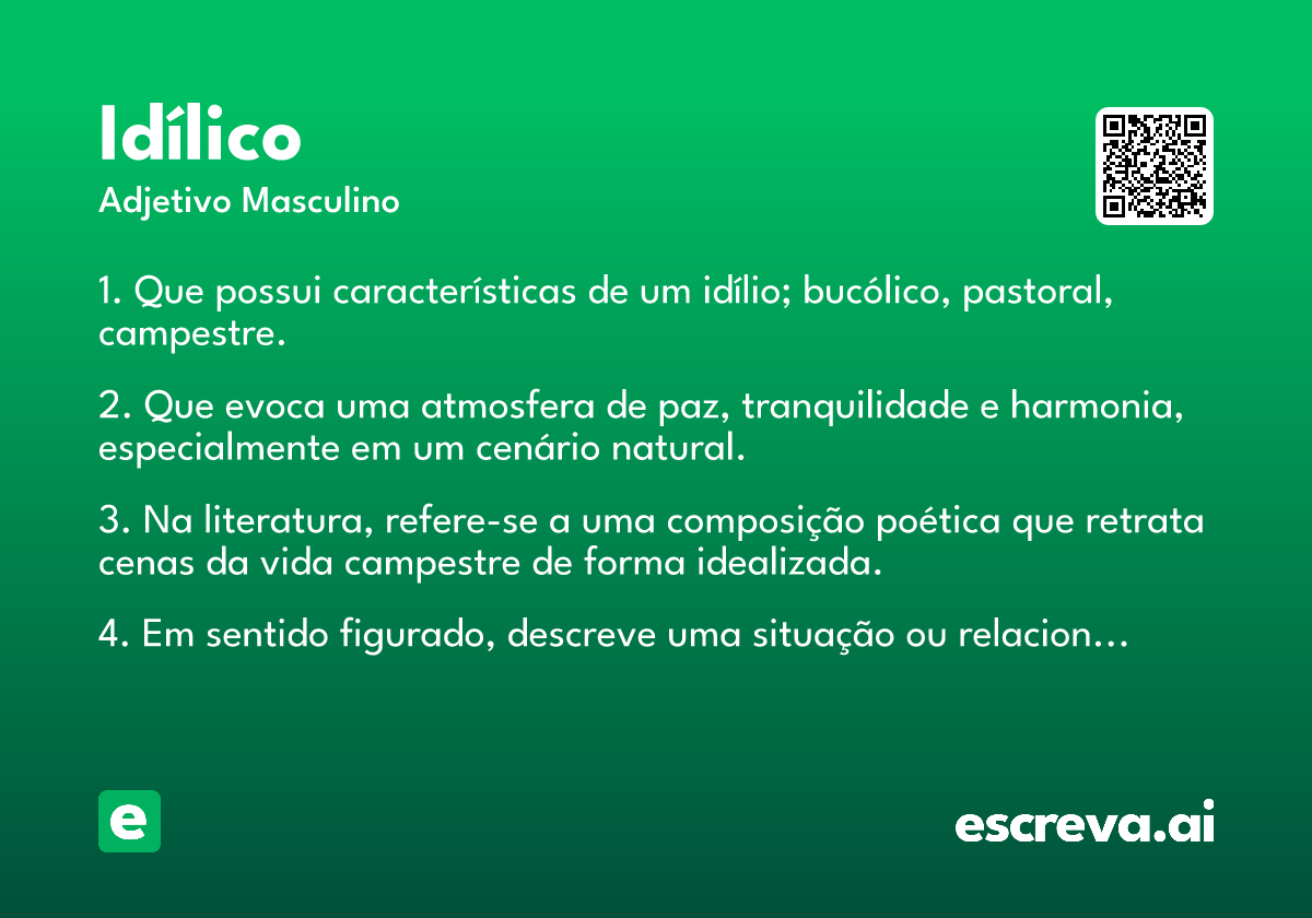 idílico
