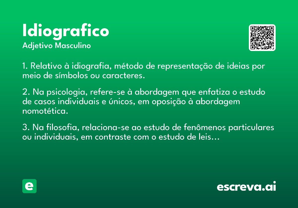 idiografico