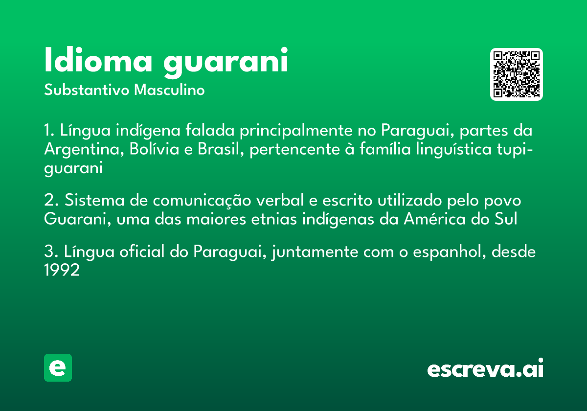 idioma guarani