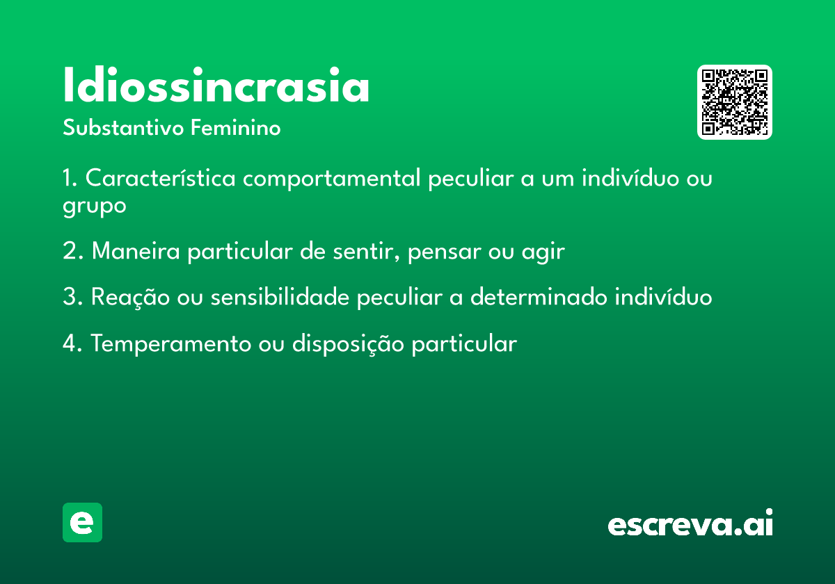 idiossincrasia