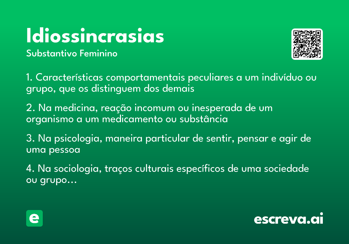 idiossincrasias