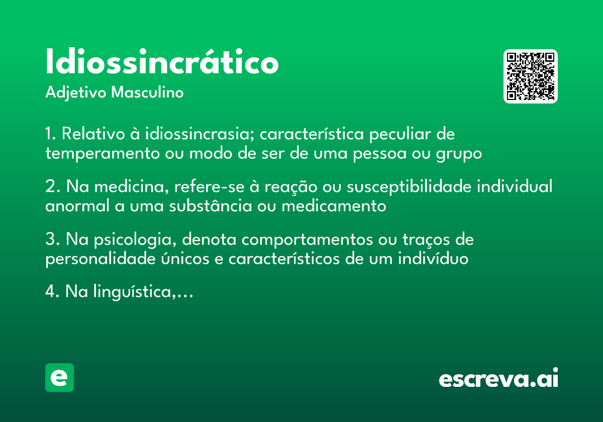 idiossincrático