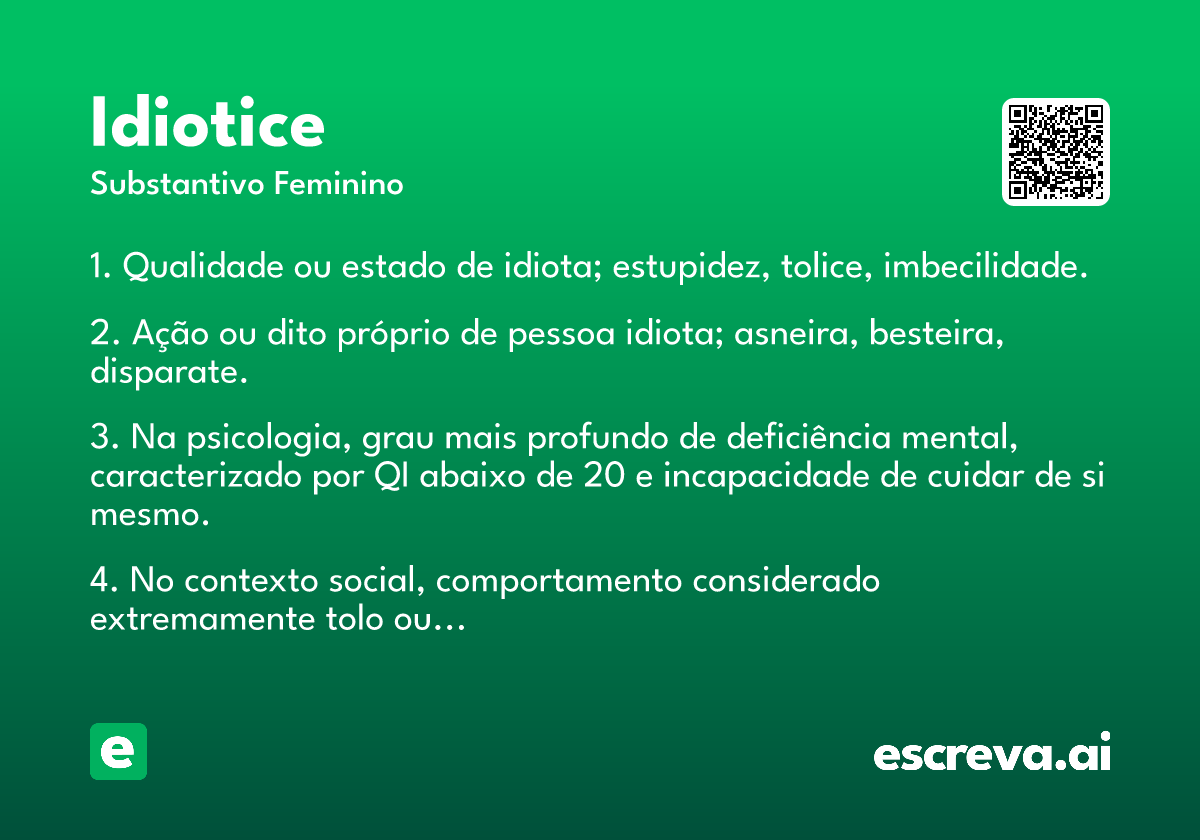 idiotice