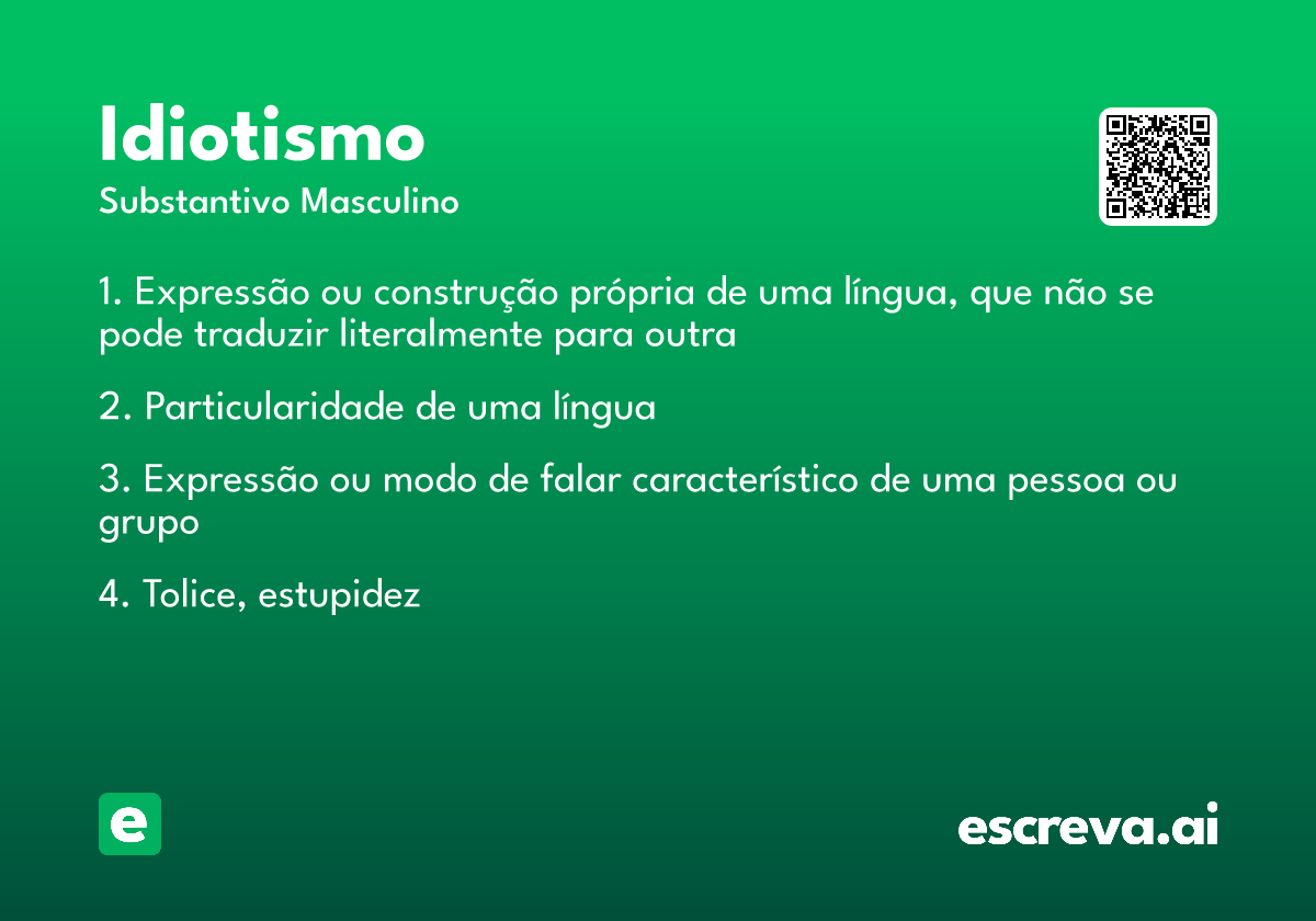 idiotismo