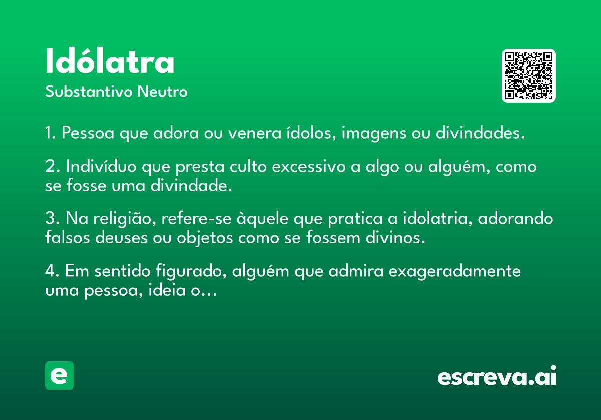 idólatra