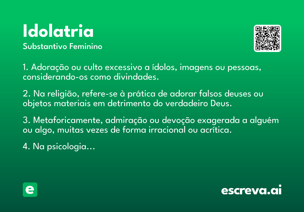 idolatria